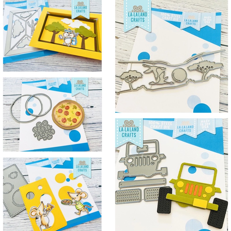 Golf Umbrella - Wykrojniki do scrapbookingu w kształcie wózka